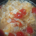 よこちぃいぃ's cooksnap of when they made 卵とトマトの中華スープ.
