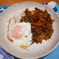 うに子's cooksnap of when they made 豚こまとキャベツのピリ辛オイスター炒め.