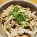 クック5WI343☆'s cooksnap of when they made 長芋と鶏胸肉のバタぽん炒め.