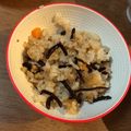 ♡chiemin♡'s cooksnap of when they made ひじきの炊き込みご飯.