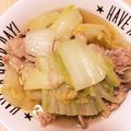 u_tan121's cooksnap of when they made 白菜豚バラ生姜風味鍋.