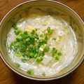 お塩と砂糖's cooksnap of when they made 白菜と鶏挽肉のあっさり中華風にゅうめん.