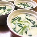 はな、's cooksnap of when they made ホウレン草の茶碗蒸し.