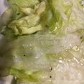 クックC2GECR☆'s cooksnap of when they made レタス炒め　大量消費.