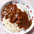 えつエツ's cooksnap of when they made カレーうどんライス合盛り♥カレーの食べ方.