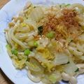 picanuts☆'s cooksnap of when they made 早うま♡おかかとチーズの焼きうどん.