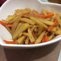 まり餅's cooksnap of when they made 簡単♪焼き肉のタレでじゃが人参キンピラ.