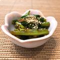 いつき♡キッチン's cooksnap of when they made 菜花のすりごま味噌和え.