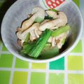 ayadong's cooksnap of when they made 小松菜としめじのピリ辛おひたし.
