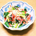 あ～ちゃんさ～ちゃん's cooksnap of when they made 小松菜とカニカマの炒め物.