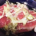 ☆はあ☆'s cooksnap of when they made お刺身＋九条ネギ塩.