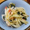 sunujiro's cooksnap of when they made シャンタンで簡単♪もやしの彩り中華サラダ.