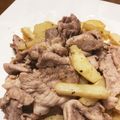 菜つ実☆ミ's cooksnap of when they made 豚とポテトの炒め物〜ガーリック&レモン.
