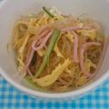 vivienn's cooksnap of when they made レンジＤＥノンオイル春雨サラダ！！.