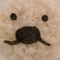 Mizuho1990's cooksnap of when they made 超簡単時短★しろくまキャラ弁.