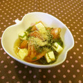 龍青空ママ's cooksnap of when they made 簡単☆トマトとチーズのめかぶあえ♪.