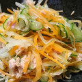 toshi☆r2's cooksnap of when they made きゅうりと人参玉ねぎツナのさっぱりサラダ.