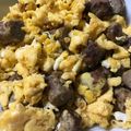 るっち0219's cooksnap of when they made コストコ・ソーセージリンクスと卵の炒め物.