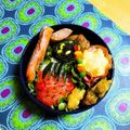 komutatata's cooksnap of when they made いちごおにぎり♪かわいいおべんとう.