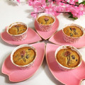 おばさん63's cooksnap of when they made 桜＆あずきで和風マフィン✿.