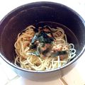 あーりな's cooksnap of when they made めんつゆ納豆パスタ.