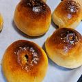 トーリ0928's cooksnap of when they made スイートポテトたっぷり♡さつまいもパン.