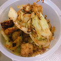カニーヘン's cooksnap of when they made キャベツと卵と油揚げのササッと炒め.