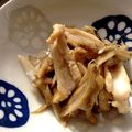 いちごスロータクシー's cooksnap of when they made こりこり♪鶏やげん軟骨とごぼうの煮物.