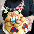 家族の美味しい☆'s cooksnap of when they made シュータワー！スプラトゥーンキャラチョコ.