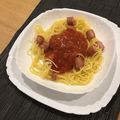 Sheepママ's cooksnap of when they made 魚肉ソーセージのパスタ.