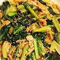 智恵ちゃんのつく恋慕's cooksnap of when they made ♡農家直伝♡小松菜と油揚げの煮浸し.