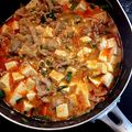 なゆひーママ's cooksnap of when they made ニラ玉ーぼー豆腐♪丸美屋麻婆豆腐アレンジ.