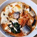 きらりとノエル's cooksnap of when they made さんま缶と豆腐のキムチ煮.
