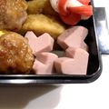 まめ郎's cooksnap of when they made かわいいお弁当　魚肉ソーセージでハート.