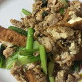 ひなり24's cooksnap of when they made 小松菜と豚肉と厚揚げの中華炒め.