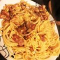 田池ラム太's cooksnap of when they made 正統派のカルボナーラ.