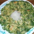 プルンバゴ's cooksnap of when they made サッとできる１品　春菊のチヂミ.