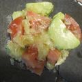 yobibaa's cooksnap of when they made アボカドとトマトのフルーツサラダ.
