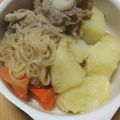 もりのりころ's cooksnap of when they made めんつゆで作る簡単肉じゃが.