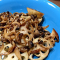 ayaka☆mu's cooksnap of when they made きのこと蓮根の黒酢炒め.