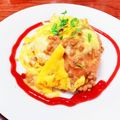 クックIQQKZW☆'s cooksnap of when they made 納豆とチーズのオムライス♡.