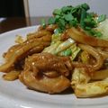 ダイナマイト漆黒's cooksnap of when they made 鶏ちゃん焼きうどん.