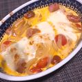 bulue25's cooksnap of when they made 簡単 ウィンナーと玉ねぎのキッシュ.