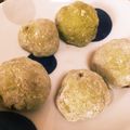 yakobuson's cooksnap of when they made 抹茶生クリーム大福.