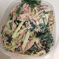 しゅんのま's cooksnap of when they made ほうれん草と玉ねぎとツナのサラダ.