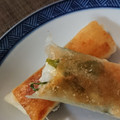 kumakumahotcake's cooksnap of when they made ちくわの変わり春巻きレシピ.