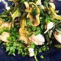 ケイコダーマ's cooksnap of when they made 中華白身魚の中華蒸し 香味油かけ.