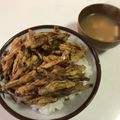 papikun's cooksnap of when they made かき揚げ丼.