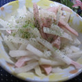 miyuki12's cooksnap of when they made お魚ソーセージと大根のシーザーサラダ.