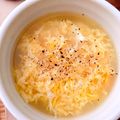 boooko's cooksnap of when they made 鶏ガラの粉のたまごスープ.